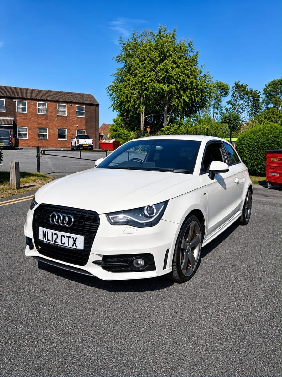 An Audi from the MDS Motor Group collection, cleaned and prepared for sale